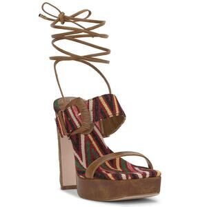 Jessica Simpson Caelia Lace-up High Heel Platform Dress Sandals Size 7 NWT NEW